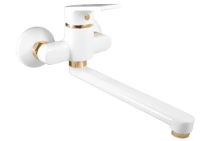 Смеситель для кухни Rav Slezak Colorado белый - золото