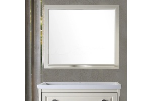 Зеркало ASB-Woodline Монте 100 бежевое, с полкой