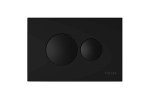 Кнопка смыва Vincea черный матовый