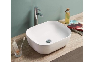 Раковина накладная CeramaLux N 46 см белый (78105)