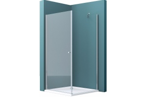 Душевой уголок BelBagno Etna 80х80 профиль хром стекло прозрачное - 3