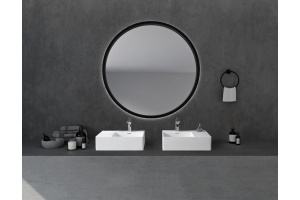 Раковина подвесная Abber Stein 56х38.5 L белый матовый - 3