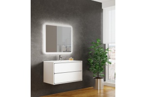 Тумба под раковину Sanvit Бруно -2 120 белый глянец - 2