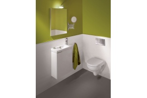 Тумба с раковиной Jacob Delafon Odeon Up 50 белый блестящий EB863-N18 - 2