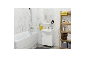 Тумба с раковиной Onika Эко 52 белый - 3