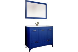 Мебель для ванной Sanflor Ванесса 105 напольная, индиго