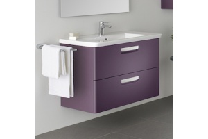 Тумба с раковиной Roca Gap 80 фиолетовая