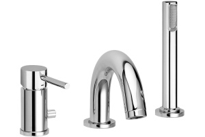 Смеситель Paffoni Light LIG040LCR на борт ванны, хром