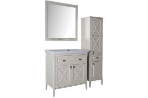 Комплект мебели для ванной Монте 80 (Благородный Бежевый)	