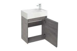 Тумба под раковину Belbagno Kraft Mini 50 R серый - 3