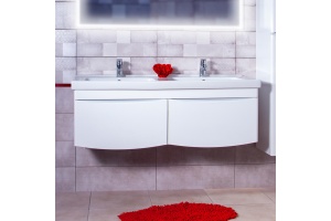 Мебель для ванной Бриклаер Вега 125 белая - 2