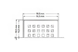 Душевой трап Berges Trend 10х10 хром глянцевый - 3