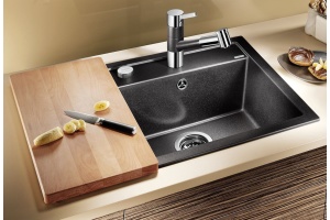 Мойка из гранита Blanco Dalago черный (514197) - 3