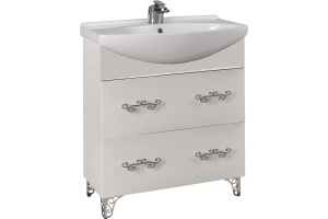 Мебель для ванной Bellezza Маргарита 75 белая - 3