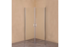 Душевой уголок Orange E04 100TCR 100х100, профиль хром