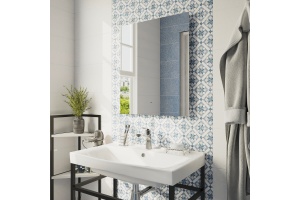 Зеркало DIWO Элиста 60 с подсветкой светодиодной, инфракрасный выключатель, настенное, прямоугольное - 2