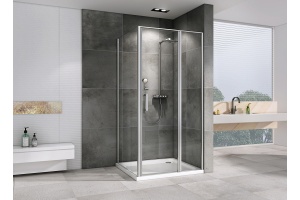 Душевой уголок Abber Sonnenstrand 100х100 хром (AG04100S-S100) - 2