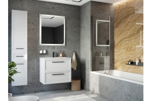 Мебель для ванной STWORKI Эстерсунд 75 белая матовая - 3