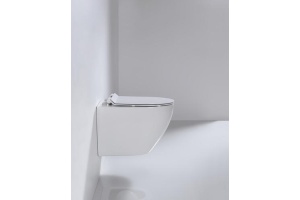 Унитаз подвесной beWash MINIMAL белый с сиденьем микролифт - 3