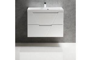 Тумба с раковиной BelBagno Vittoria 80 bianco lucido