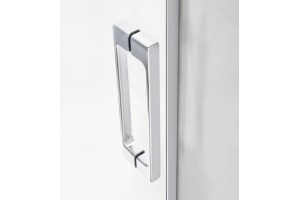 Душевая дверь в нишу Cezares Tandem Soft BF-2-120-C-Cr-IV стекло прозрачное - 3