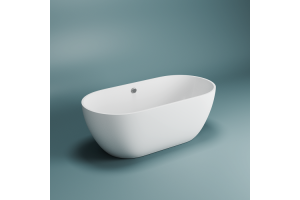 Ванна из литьевого мрамора Delice Olivia 165х80 белый - 2