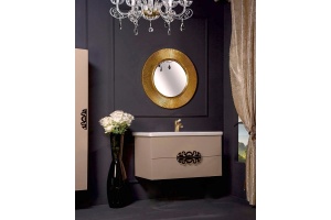 Тумба под раковину Armadi Art NeoArt 100 раковина моноблок бежевый - 2