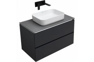 Тумба под раковину Allen Brau Infinity 85 черный матовый - 3