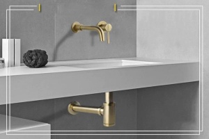 Сифон для раковины Ceramalux бронза (RD016)