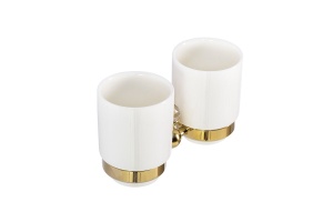 ANTIC CRYSTAL AM-E-2688SJ-Do Держатель стакана двойной подвесной, золото - 3