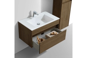 Тумба под раковину Vincea Chiara 80 темное дерево - 2