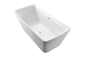 Акриловая ванна Aquatek Верса 170х78 белый с ножками и сливом-переливом (AQ-4777) - 2