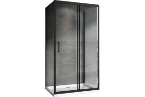 Душевой уголок Abber Schwarzer Diamant 130х90 черный (AG30130BH-S90B)