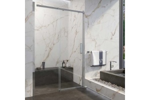 Душевая дверь в нишу Veconi Vianno VN-71 160 см,  профиль хром