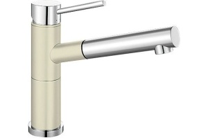 Смеситель для кухонной мойки Blanco Alta бежевый, хром (515328)