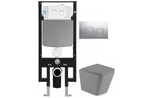 Комплект Weltwasser AMBERG 497 + GELBACH 004 MT-GR + AMBERG RD-MT CR (10000006609)