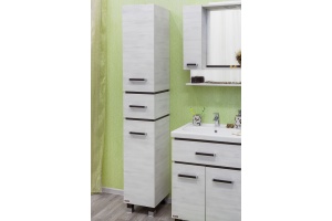 Шкаф-пенал Sanflor Техас венге, северное дерево светлое, L