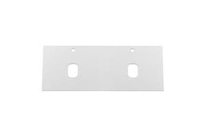 Столешница под раковину с двумя отверстиями BelBagno 140 белый матовый