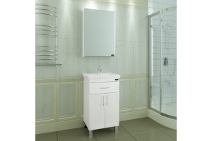 Тумба под раковину напольная Санта Дублин 50 белый - 3