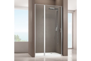 Душевая дверь Allen Brau Priority 120 профиль хром стекло прозрачное - 2