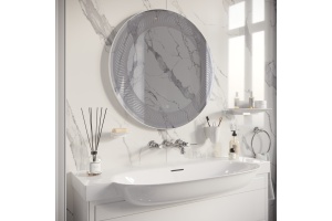 Зеркало круглое DIWO Тула 77 с подсветкой, круглое, сенсорное управление - 2