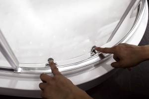 Душевой уголок Cezares Anima W R1 90 C Cr IV - 3