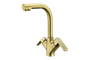 Смеситель Kaiser Arena 33066 для кухонной мойки, бронза