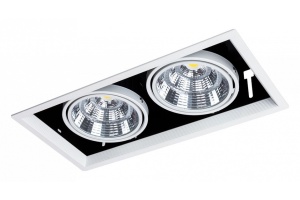 Встраиваемый светодиодный светильник Arte Lamp Merga A8450PL-2WH - 2