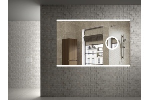 Зеркало Armadi Art Vallessi 100x60, с увеличением и подсветкой - 2