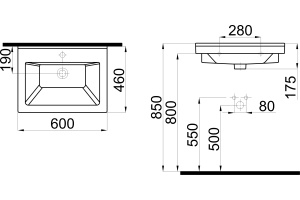 Раковина STWORKI 60 K0201-5605 - 2