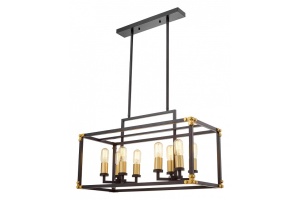 Подвесной светильник LUMINA DECO Waldorf LDP 1140-8 BK+MD - 3