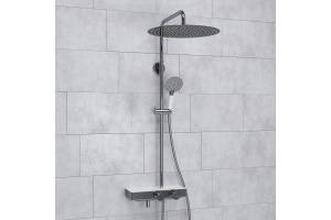 Душевая система WasserKraft 40 с термостатом хром - белый - 2