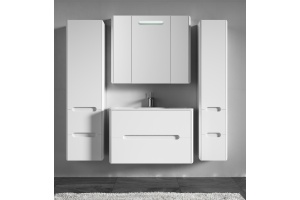 Зеркало-шкаф Vod-Ok Флорена 90 белый - 2