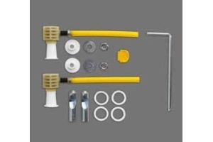 Комплект креплений для унитазов и биде Simas хром